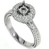Pompeii3 5/8ct Diamond Engagement Ring Setting White Gold Mount