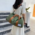 thumbnail image 4 of Bolsa de viaje de lona, bolsa deportiva y de fitness de gran capacidad, moderna y ligera, para viajes de negocios de corta distancia, 4 of 6