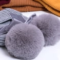 thumbnail image 6 of Double Bowknot Baby Hat, Winter Knitted Woolen Beanie for & Toddlers, Thick Warm Soft Yarn with Double Pompom, Ideal for Cold Weather, 6 of 6