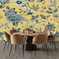 thumbnail image 3 of Prxcm Peel and Stick Canvas Wallpaper Abstract modern floral seamless pattern hand drawn flower Art Wall Mural Decor Self Adhesive and Removable 69"x98", 3 of 5