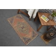 thumbnail image 4 of Oushak Rug, Turkish Rug, Vintage Rug, Colorful Rug, 1.6x3.2 ft Small Rug, 4 of 9