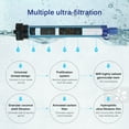 thumbnail image 3 of 2 Pack Water Filter Straw Outdoor Water Purifying Device Portable Personal Water Purifier Filtration System for Drinking Camping Hiking Hunting and Emergency Preparedness, 3 of 8