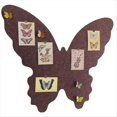 thumbnail image 2 of Juego de Pared de Fotos de Fieltro con Forma de Mariposas, Tablón de Anuncios de Fieltro de Mariposas, Tablero de Corcho, Tablero de Fotos Plegable, Autoadhesivo, 2 of 5