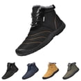 thumbnail image 4 of NOKIO Men'S Snow Exploration Boots Men's Snow Boots Fashion Casual Sneakers Breathable Flat Bottom Casual Shoes Winter Padded Warm Men's Boots Men'S Thermal Snow Boots, 4 of 5