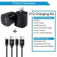 thumbnail image 2 of Kit de cargador de teléfono Sidpro Type C Fast Charger para Samsung, 2 of 7