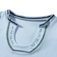 thumbnail image 3 of MesaSe Women Short Sleeve T-Shirt V Neck Ribbed Knit Crop Top Contrast Color Slim Fitted Casual Basic Tee Top, 3 of 6