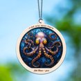 thumbnail image 6 of Octopus Stained Glass Suncatcher Ornament – Text Christmas 2025 Tree Decoration Gift for Family, Friends, Man & Woman, 6 of 6