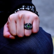 ZMY Home Stainless Steel Aragorn Barahir Ring (Mens, Size 10)