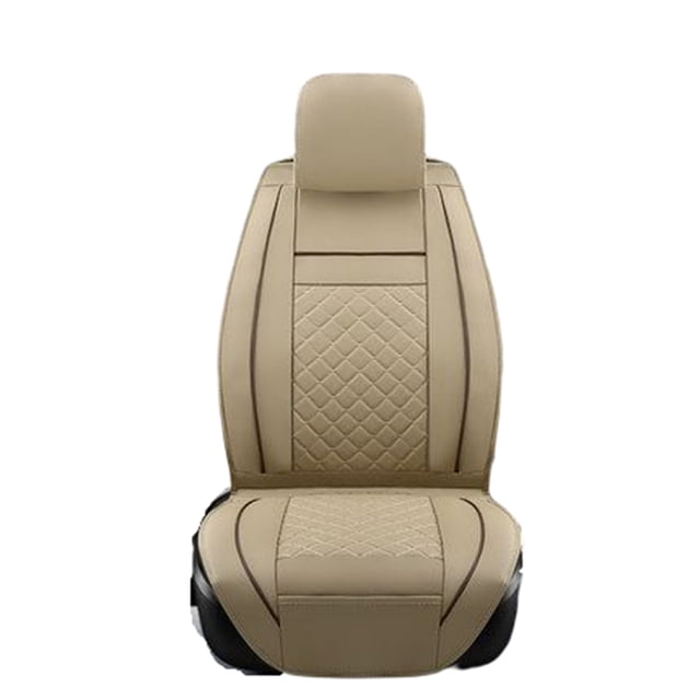Kenally Funda para silla de coche, Protector decorativo Interior de cuero para automóvil, reemplazo de equipo de decoración automotriz cómodo Herramientas de reparación de automóviles Beige Kenally VI017126-01