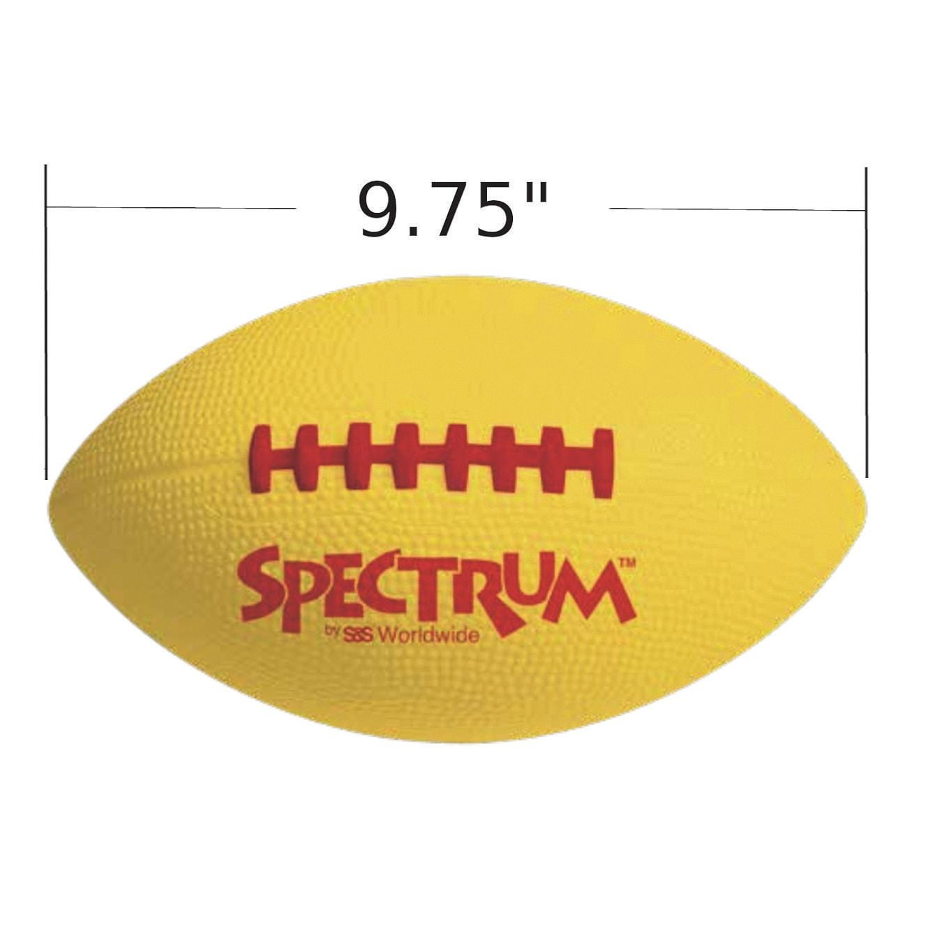 Spectrum™ Foam Football Set, Jr. Size 9.75" L (Set of 6)
