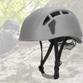 thumbnail image 2 of Casco protector de cabeza de seguridad para deportes al aire libre para montañismo, escalada, patinaje sobre ruedas (gris), 2 of 12