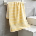 thumbnail image 7 of AUNVITO 100% Cotton Bath Towels, Light Weight, Soft, Super Absorbent and Fast Drying, No Fading Multipurpose Use for Sports, Swimming, Travel, Fitness, Yoga, Multicolor, 7 of 7