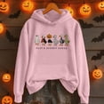 thumbnail image 2 of Just A Goose Sweat à Capuche Imprimé Graphique Halloween Couleur Unie Automne Hiver pour Femmes avec Poche, 2 of 3