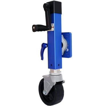 Heavy Duty Aluminum Trailer Tongue Max Load 1,800 Lbs Boat Trailer Jack Blue Swivel Handle