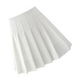 thumbnail image 1 of Redempat Jupe Plissée pour Femmes Taille Haute Mini Jupe de Tennis Patineuse Uniformes Blanc m, 1 of 8