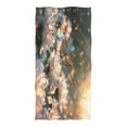 thumbnail image 3 of Ryvnso Butterflies Fly on Crystal Flowers Oversized Beach Towel Microfiber Bath Blankets Swimming Fitness 37" x 74", 3 of 5