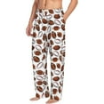 thumbnail image 6 of Hirioo Football for Men's PJ Pajama Pants Sleep Pants Men's Home Trousers with Pockets,S-3XL-Large, 6 of 6