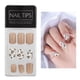 thumbnail image 5 of 30 Uds. Punta de uña exquisita usable, parche de uñas postizas reutilizable desmontable, herramienta de manicura 07 #, 5 of 8