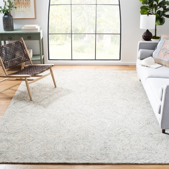 Safavieh Ikat Hartley Geometric Wool Area Rug, Beige/Gray, 8' x 10'
