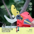 thumbnail image 3 of 400W Cordless Electric Pruning Shears, Fruit Tree Bonsai Pruning Machine Lithium Powered With 2 Batteries ,Easy to Use, 3 of 7