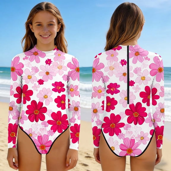 Piuwrlz Kids Girls Swimsuits 9-10 Years Girl Swimwear Beach Beach Swimming Suit Multicolor Size 9-10 Years