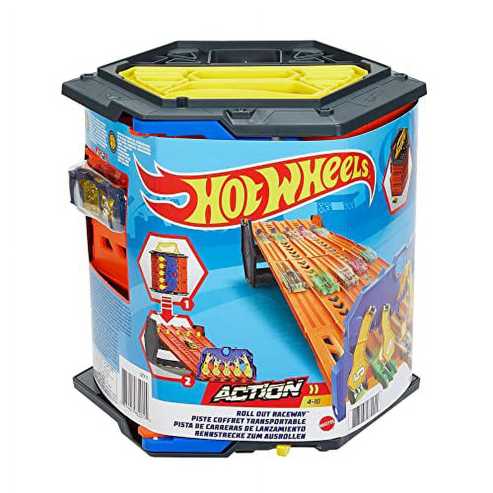 Hot Wheels Roll Out Raceway 5-Lane Track Set photo 6