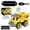 Yellow, variant on Godderr Kids Engineering Toy Car,Boys Puzzle Detachable Assembly Puzzle Engineering Car for for 3+