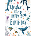 thumbnail image 4 of Marine Animals Banner Under the Sea Theme Ocean Decorations Colorful Design for Kids Party Event, 4 of 8