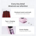 thumbnail image 3 of Lunxisen 2 Pcs Portable Straightener Brush Hair Styling Tool Rechargeable Cordless Fast Heating Salon Smoothing Styling Comb for Travel, 3 of 9