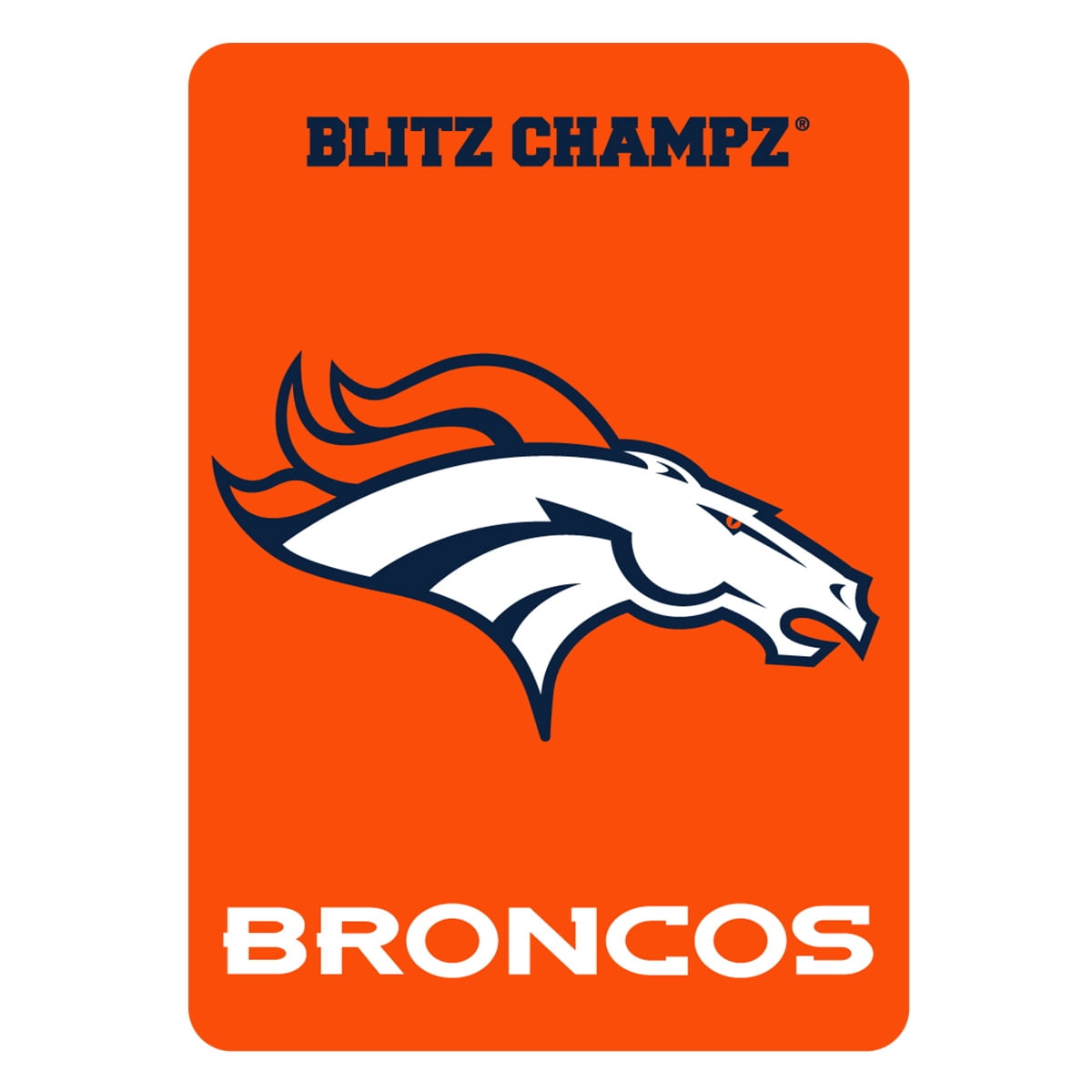 Blitz Champz Denver Broncos Card Game, Family Game for Adults & Kids, Easy-To-Learn Party Game