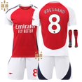 thumbnail image 1 of 2425 Arsenal Jersey 7 Saka 8 Odegaard 9 Jesus 11 Martinelli Home Football Uniform Set, 1 of 1