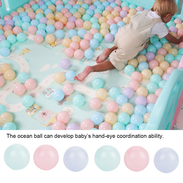 Bolas De Plástico De 5,5 Cm De Diámetro, Bolas Para Niños, Bolas De Mar De Plástico Suave Piscina De Plástico Para Bebés, Para El Hogar Para Piscina Para Niños