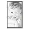 thumbnail image 2 of ArtToFrames 21" x 38" Black Velvet with Silver - 1.25 Picture Frame, 21x38 inch Black MDF Poster Frame (WOM-4691),  Pack, 2 of 8