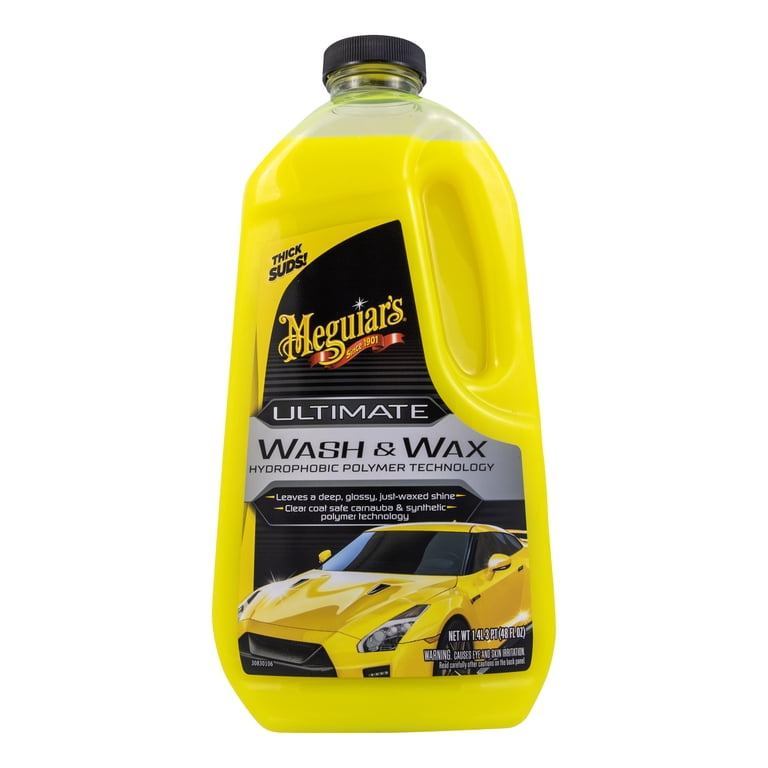 ❤️megu Meguiar's, Ultimate Car Wash and Wax, Hybrid Glossy Shine, 48 fl