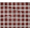 thumbnail image 4 of oneOone Cotton Flex Maroon Fabric Gingham Check Craft Projects Decor Fabric Printed By The Yard 40 Inches Wide, 4 of 4