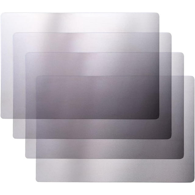 BAOFALI 4Pcs 8.5X 6inch Metal Adapter Plate for Die Cutting,Universal Shim Plate Die Cuts Metal Cutting Plate Scrapbooking Tools Metal Plate Adaptor Cutting Machine Metal Shim Metal Adapter Mat