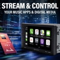 thumbnail image 5 of BOSS Audio Systems Elite BE7ACP Reproductor multimedia para coche con Apple CarPlay Android Auto - Pantalla táctil capacitiva LCD de 7 pulgadas, doble Din, Bluetooth (renovado), 5 of 5