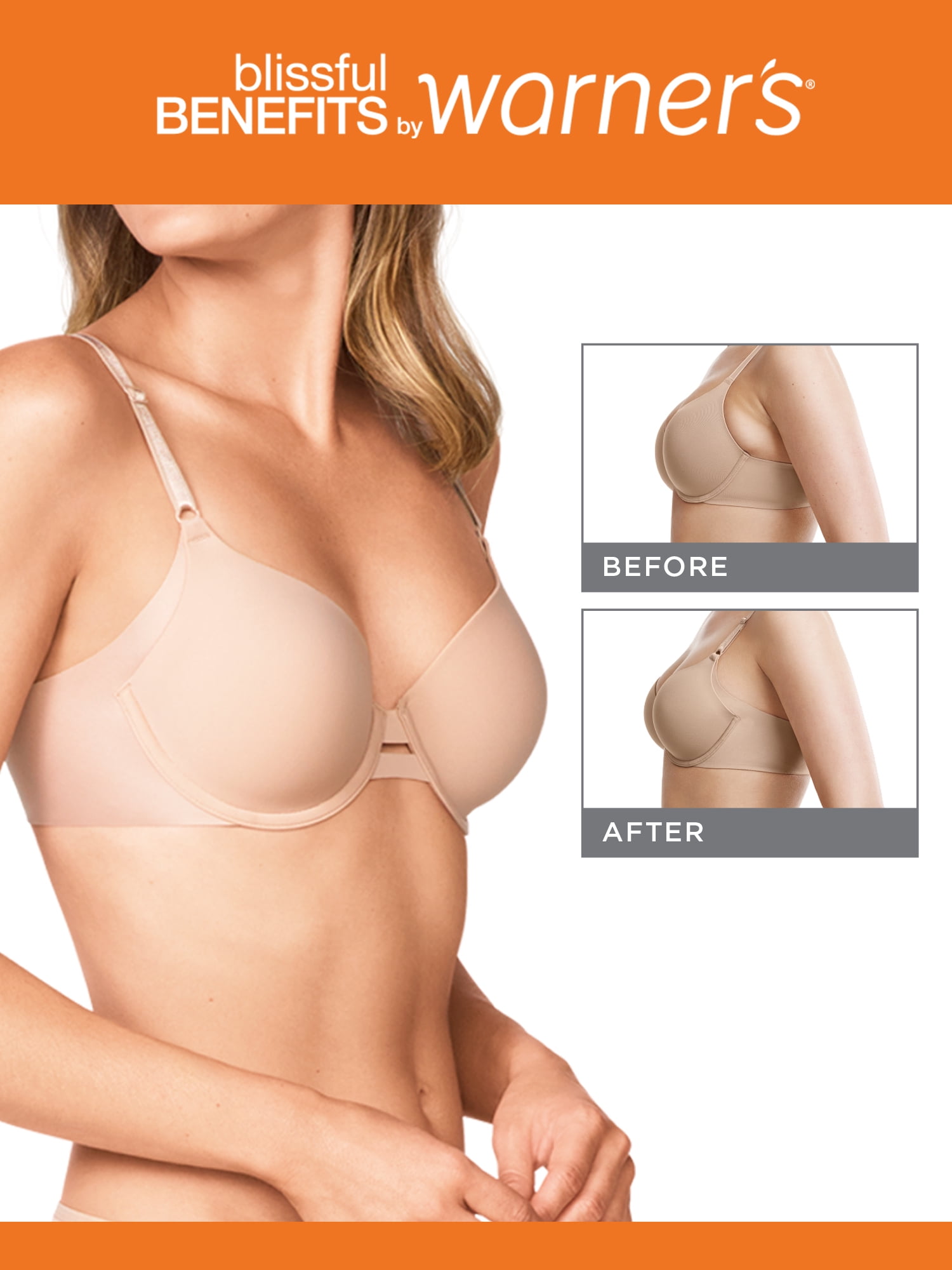 Warners® Blissful Benefits Underarm-Smoothing Comfort Underwire