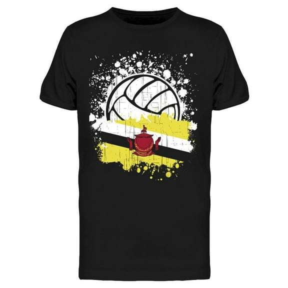 Volleyball Team Of Brunei T-Shirt Men -Image by Shutterstock Men T-Shirt, Male Medium