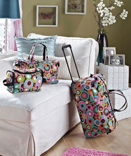 suitcase and duffel bag set