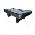 thumbnail image 2 of Mizerak Dakota Slatron 8 Ft. Pool Table with Ball Return System, 2 of 13