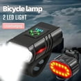 thumbnail image 2 of USB Rechargeable Bike Headlight LED Front Light with Multiple Modes for Road MTB Cycling, 2 of 7