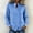 🔥 Blue, variant on Sentmoon Women Shirt Women Tops Flowing V Neck Blouse Long Sleeve Ruffle Tunic Top for Leggings Casual Loose Fit Lightweight Layer Flowy Shirt for Everyday Outfits