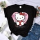 thumbnail image 1 of Camiseta de Manga Y2k de Anime japonés Hello Kitty para mujer, novedad de 2024, 1 of 5