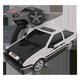 thumbnail image 2 of Coche de control remoto Drift pequeño AE86 con tracción en las cuatro ruedas, coche de carreras de carga de alta velocidad, coche de juguete para niños, modelo GTR, 2 of 4