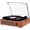 Orange, variant on Caymuller Vinyl Record Player with Speakers Vintage Turntable for Vinyls Records Belt-Driven Turn Table Support 3-Speed, Wireless Playback