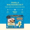 thumbnail image 3 of Kauai Coffee® Vanilla Macadamia Nut Medium Roast Arabica, Keurig® K-Cup® Pods, Pack of 10, 3 of 7