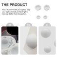thumbnail image 3 of MIANGASTORE 4pcs Laptop Feet Ball Riser Cooling Pad Laptop Elevator Laptop Accessories, 3 of 8