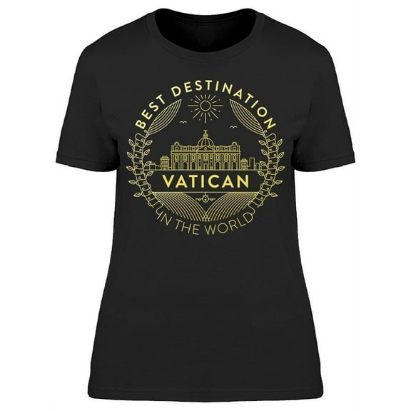 Best Destination, Vatican T-Shirt Women -Image by Shutterstock, Female x-Large