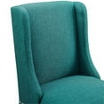 thumbnail image 7 of Hawthorne Collections 30.5" Fabric Upholstered Bar Stool in Teal (Set of 2), 7 of 7